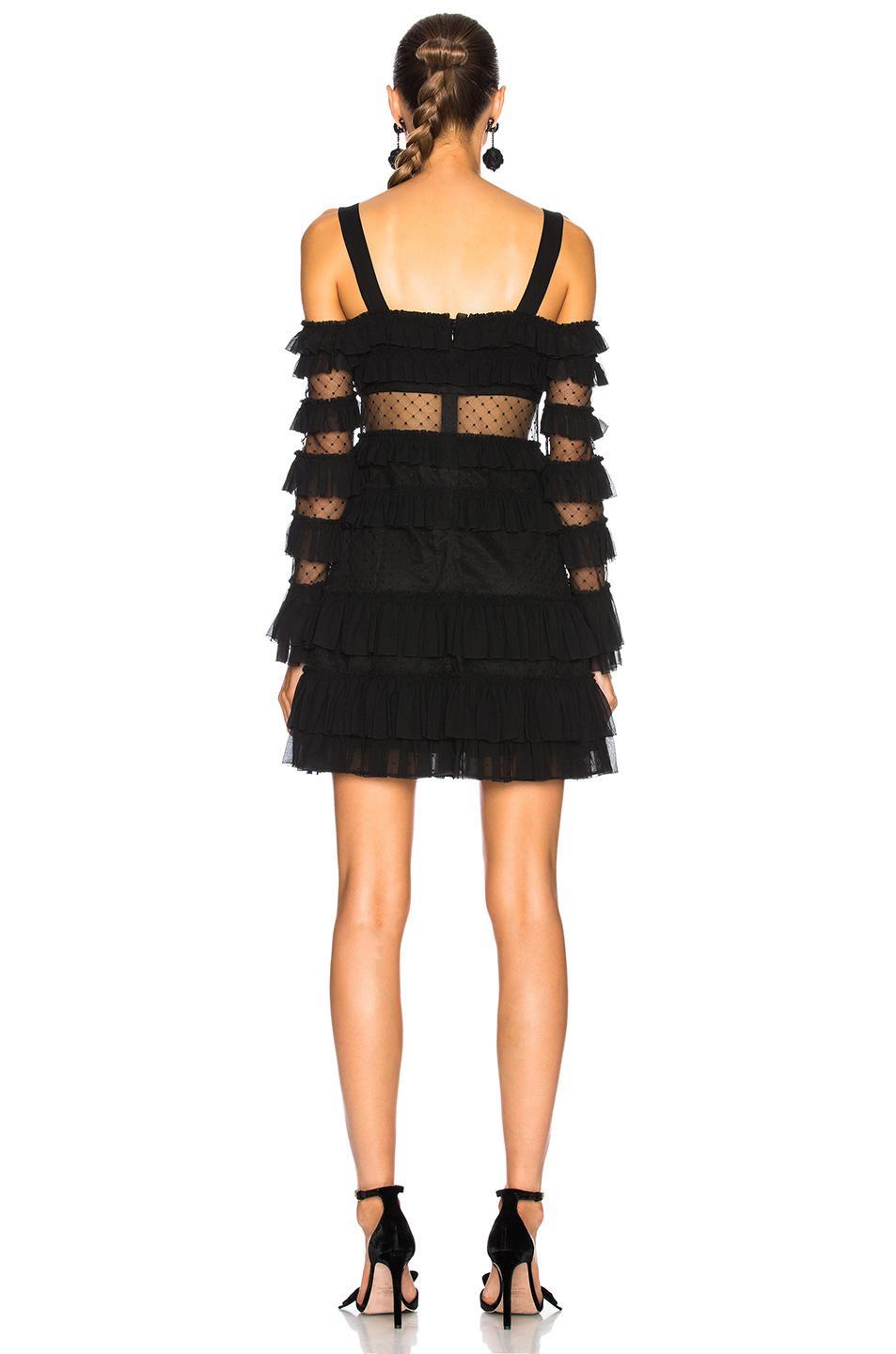 Alexis Brandi Mini Dress Black Size 6 photo 2