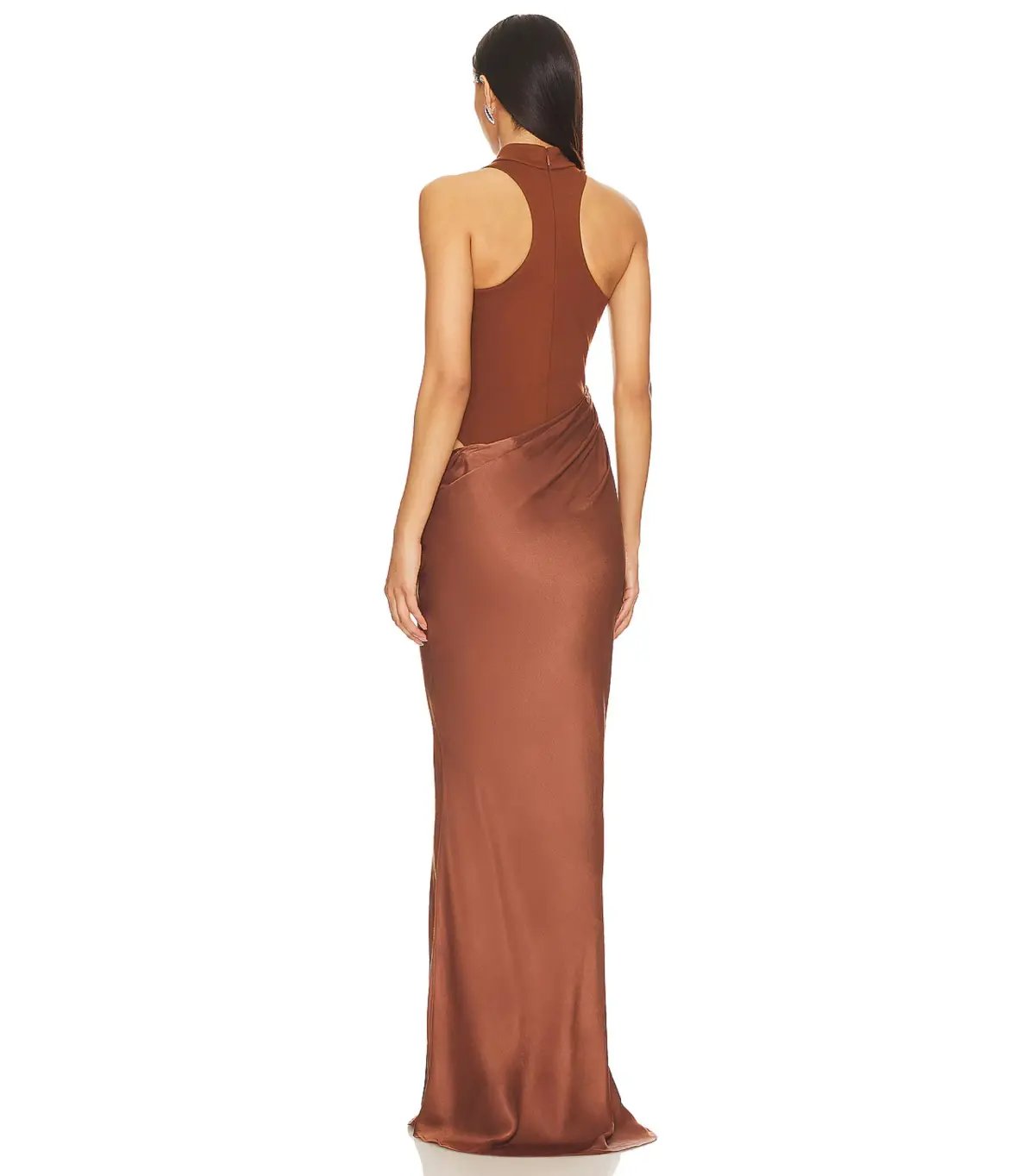 Camila Coelho Estrella Maxi Dress Nutshell Brown Size S / AU 8 photo 2