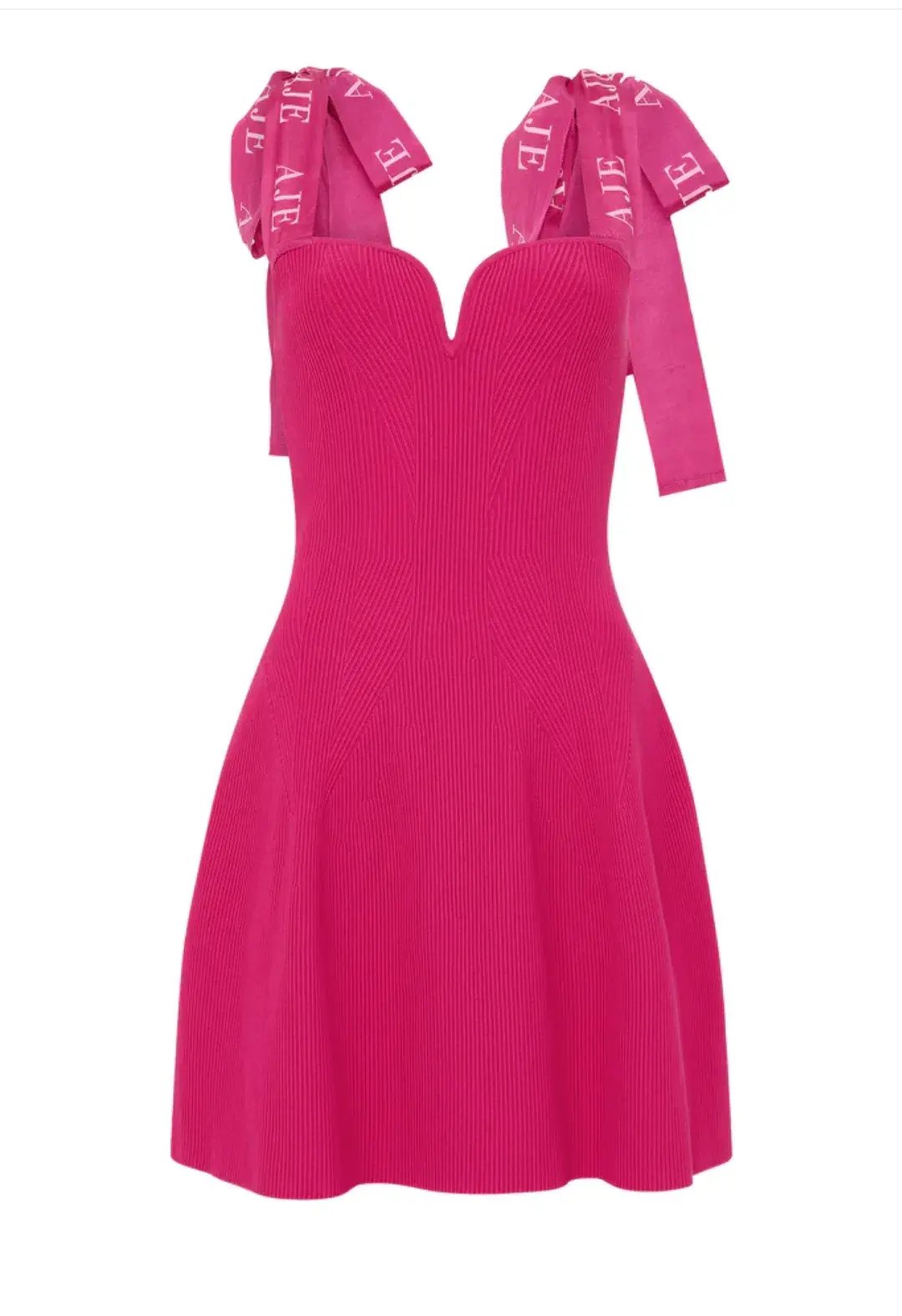 Aje Amber Knit Dress Pink Size AU 8 photo 5