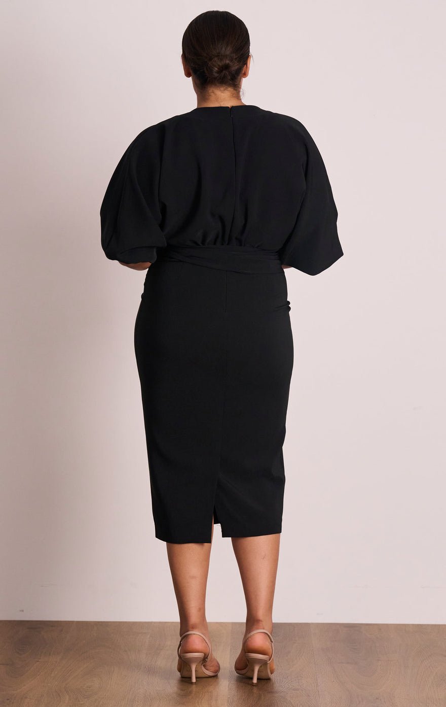 Pasduchas Emerson Drape Midi Dress photo 2