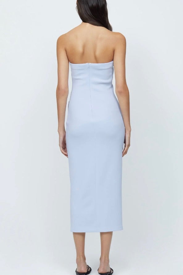 Bec & Bridge Karina Strapless Midi Dress - Powder Blue photo 2