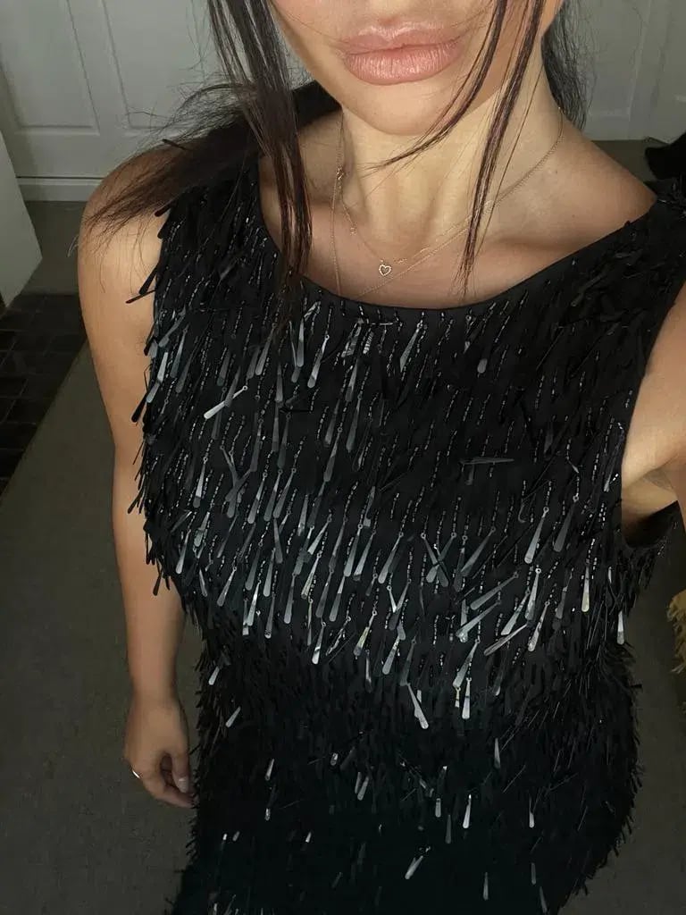 Rachel Gilbert Opus Gown Black Size AU 14 photo 2