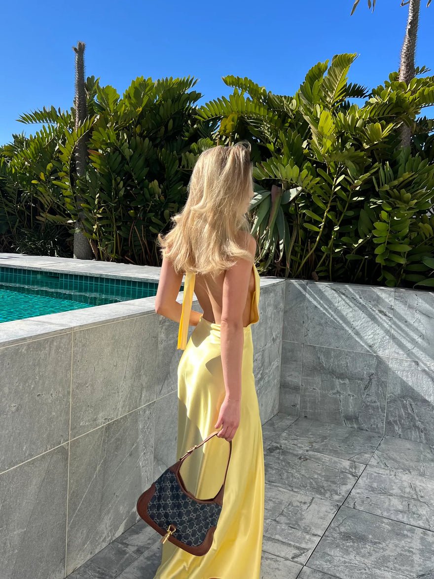 YLD Design Halter Maxi - Lemon photo 2