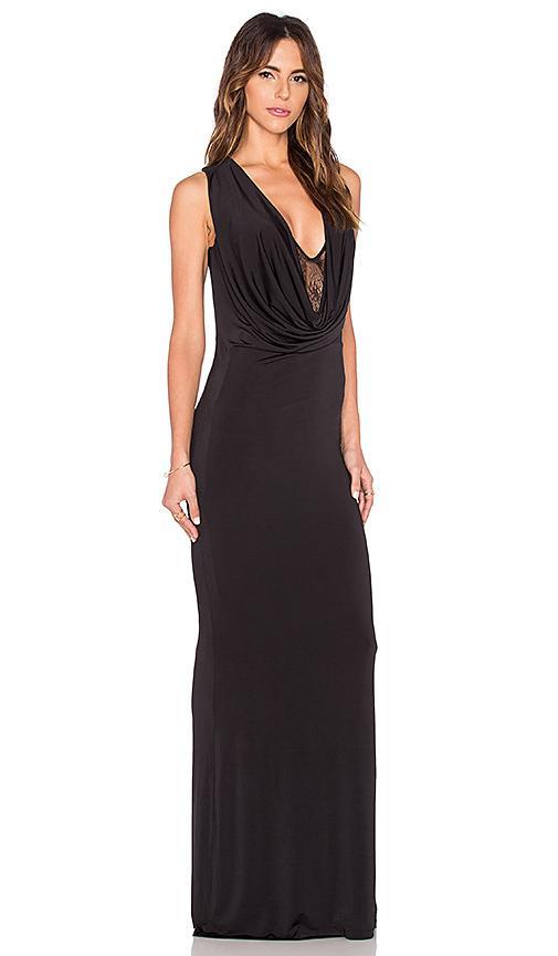 Nookie Eyes Wide Shut Drape Gown in Black photo 2