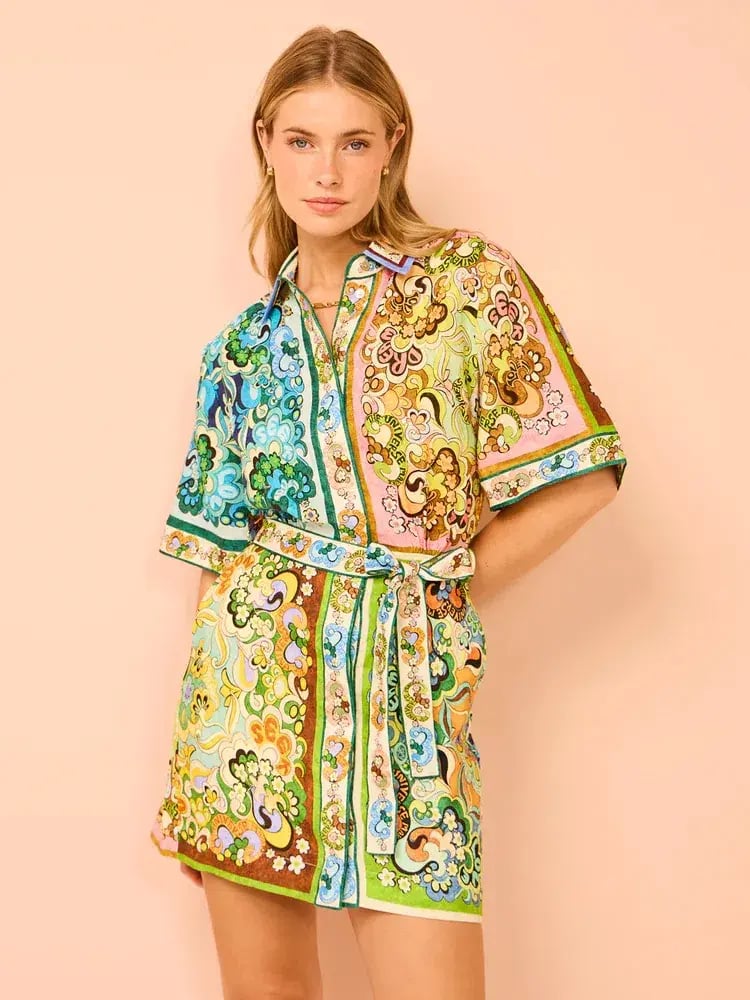 Alemais Dreamer Mini Dress Floral Size 8 photo 6