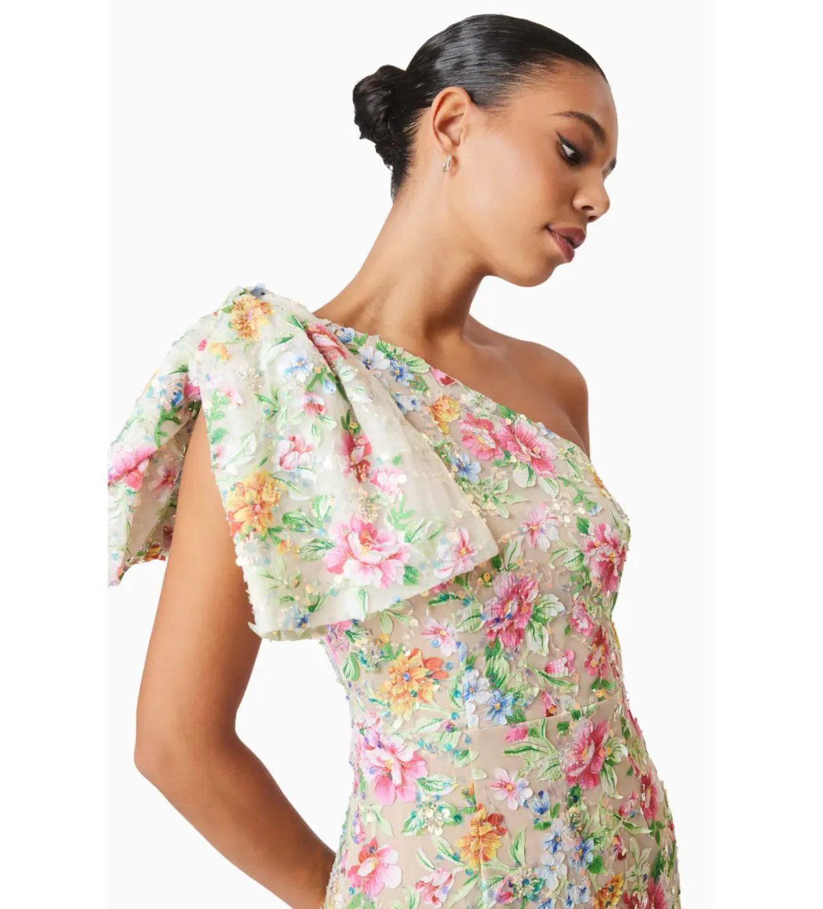 Elliat Starla Hilo Gown Floral Size 10 photo 2