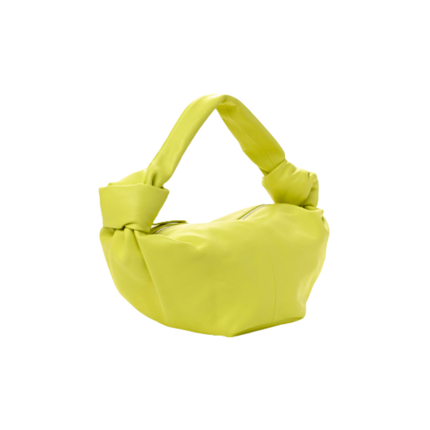 Bottega Veneta Mini Knotted Leather Tote (kiwi) photo 2