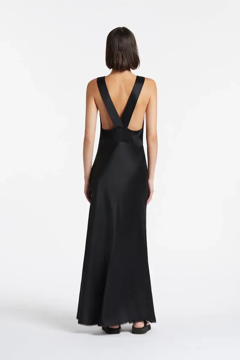 Sir The Label Aries Cutout Dress Black Size 8 photo 5