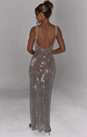 Babyboo Petra Dress - Silver photo 8
