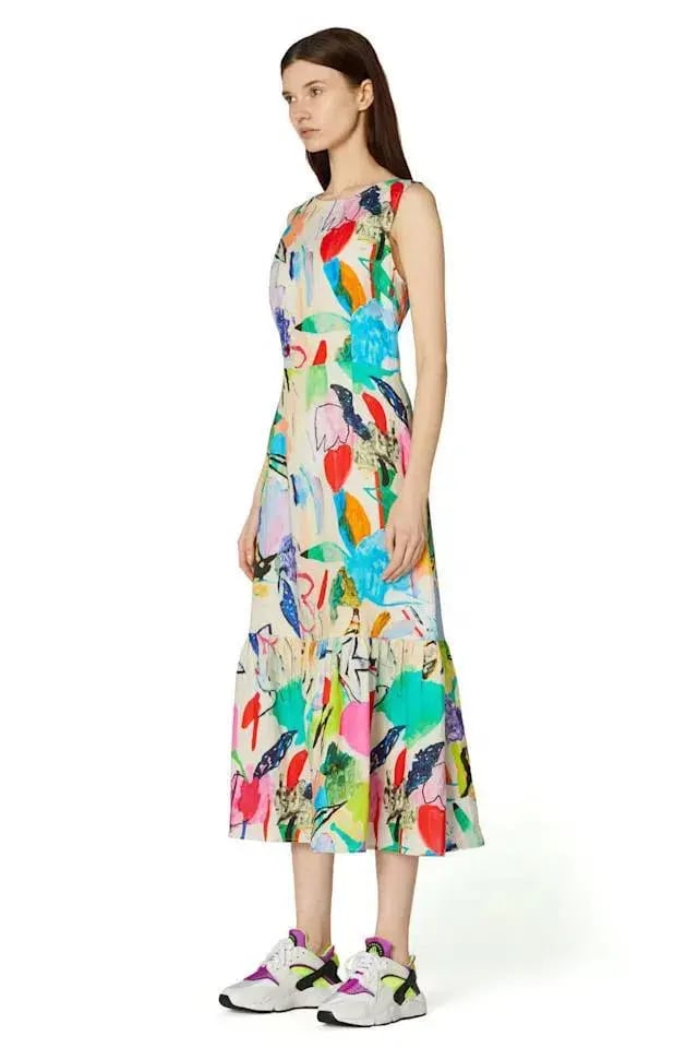 Gorman Flower in Fauve Dress Multi Size 14 photo 2