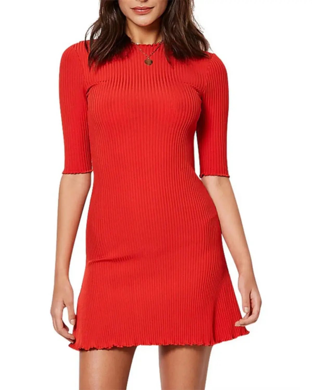 Bec & Bridge Babes Club Knit Mini Dress Red Size AU 8 photo 2