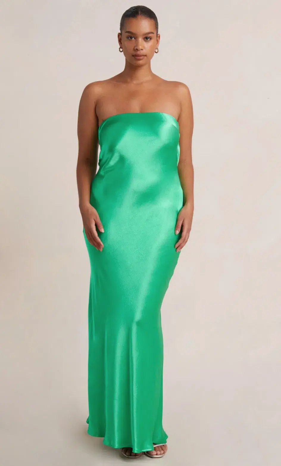 Bec & Bridge Moon Dance Strapless Dress Emerald Green Size 8 photo 5