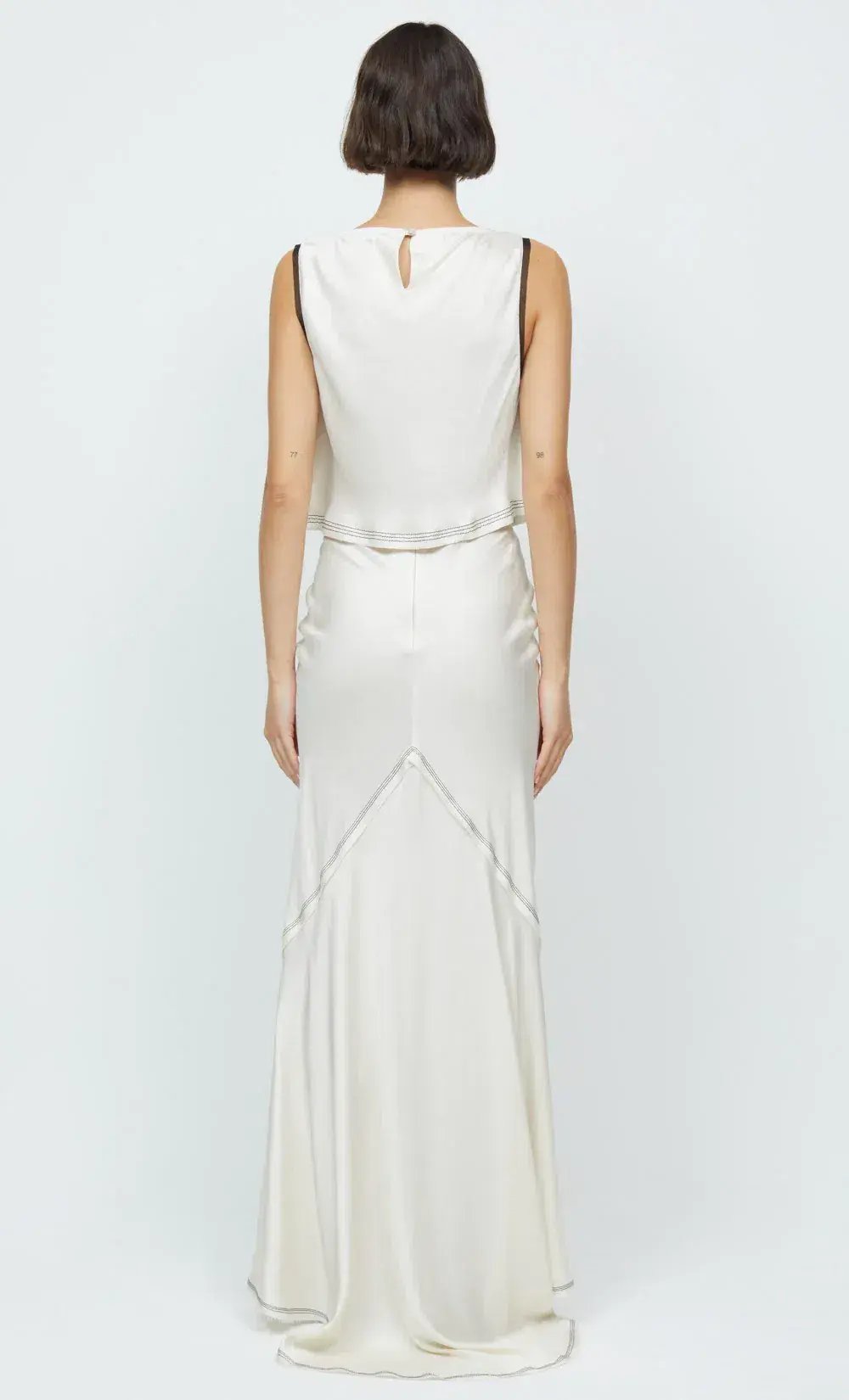 Bec & Bridge Evangeline Top and Maxi Skirt Set White Size 6 photo 3
