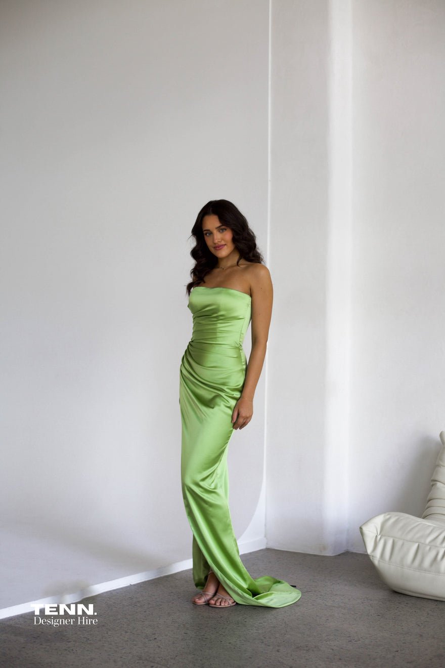 Lia Stublla Adrienne Gown - Light Green photo 3