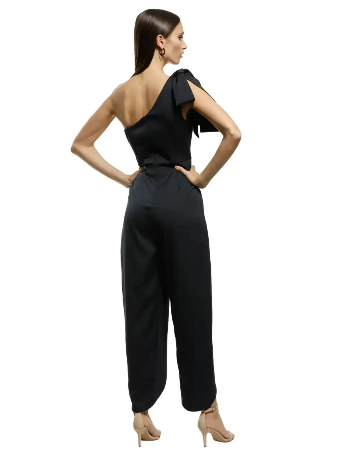 MISHA Joanna Jumpsuit Black Size 8 photo 3