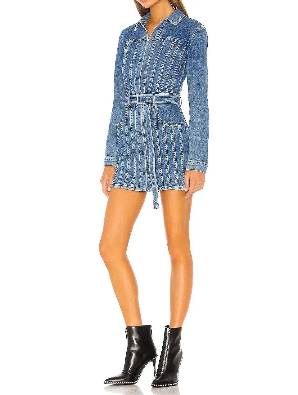 Cotton Citizen Caballo Dress Croft Blue Size S / Au 8 photo 2