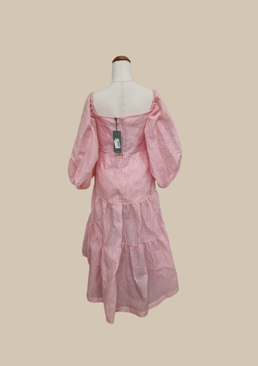 Alemais Aria Tie Neck Midi Dress photo 3