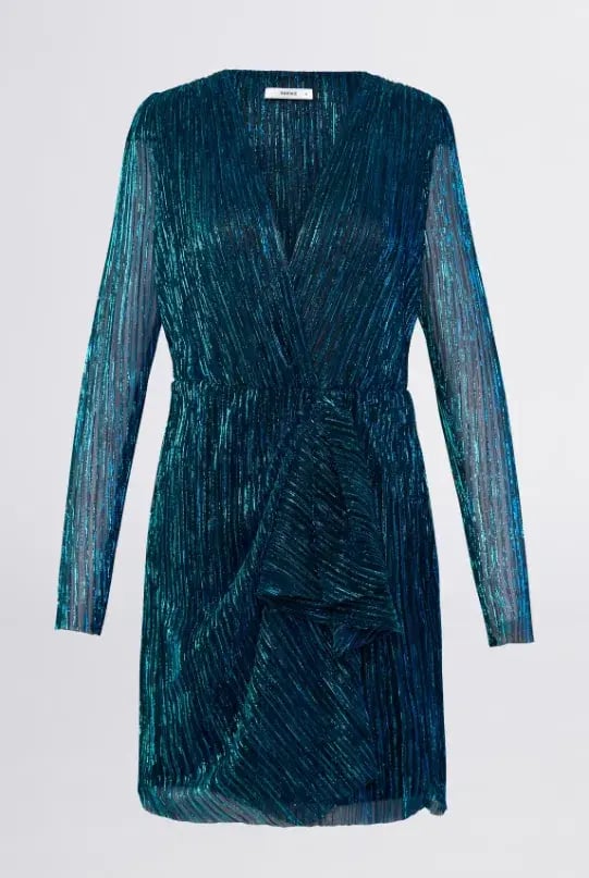Sheike Atmosphere Dress Metallic Size 8 photo 4