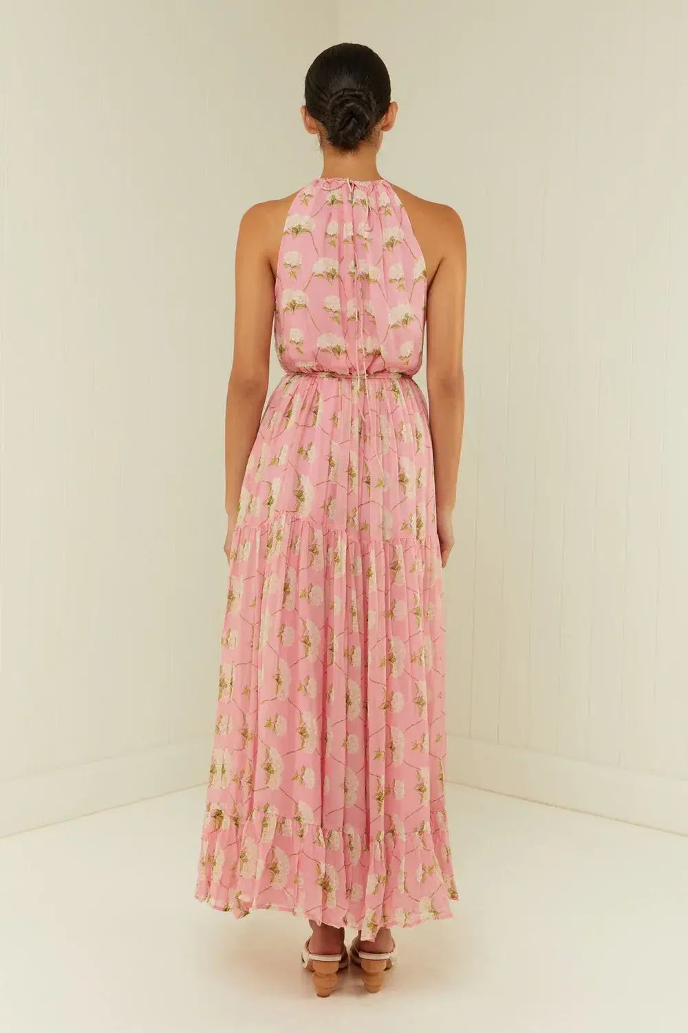 Palm Noosa Bluebell Dress in Pink Diamond Hydrangea Size 8 photo 3