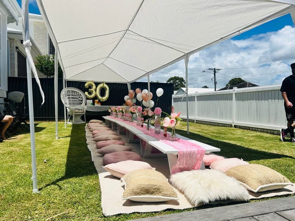 Picnic Party table Set up Hire photo 9