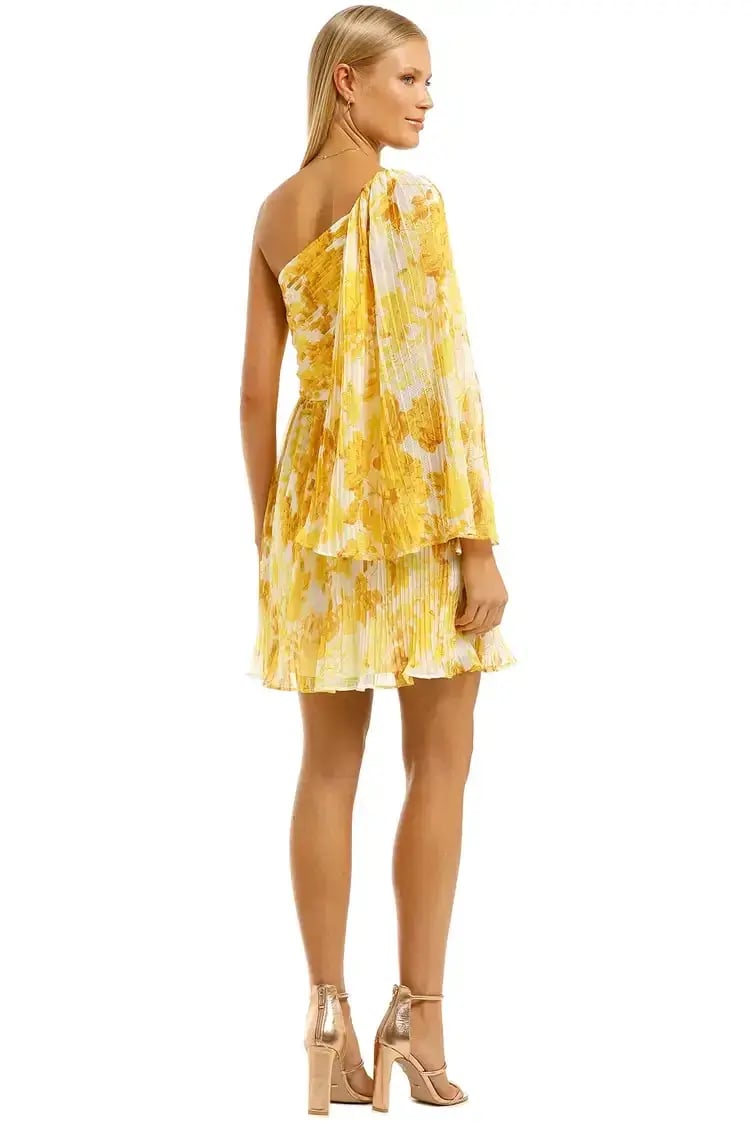 Talulah Sunshine Mini Dress Sunshine Rose Print Yellow Size 14 photo 3