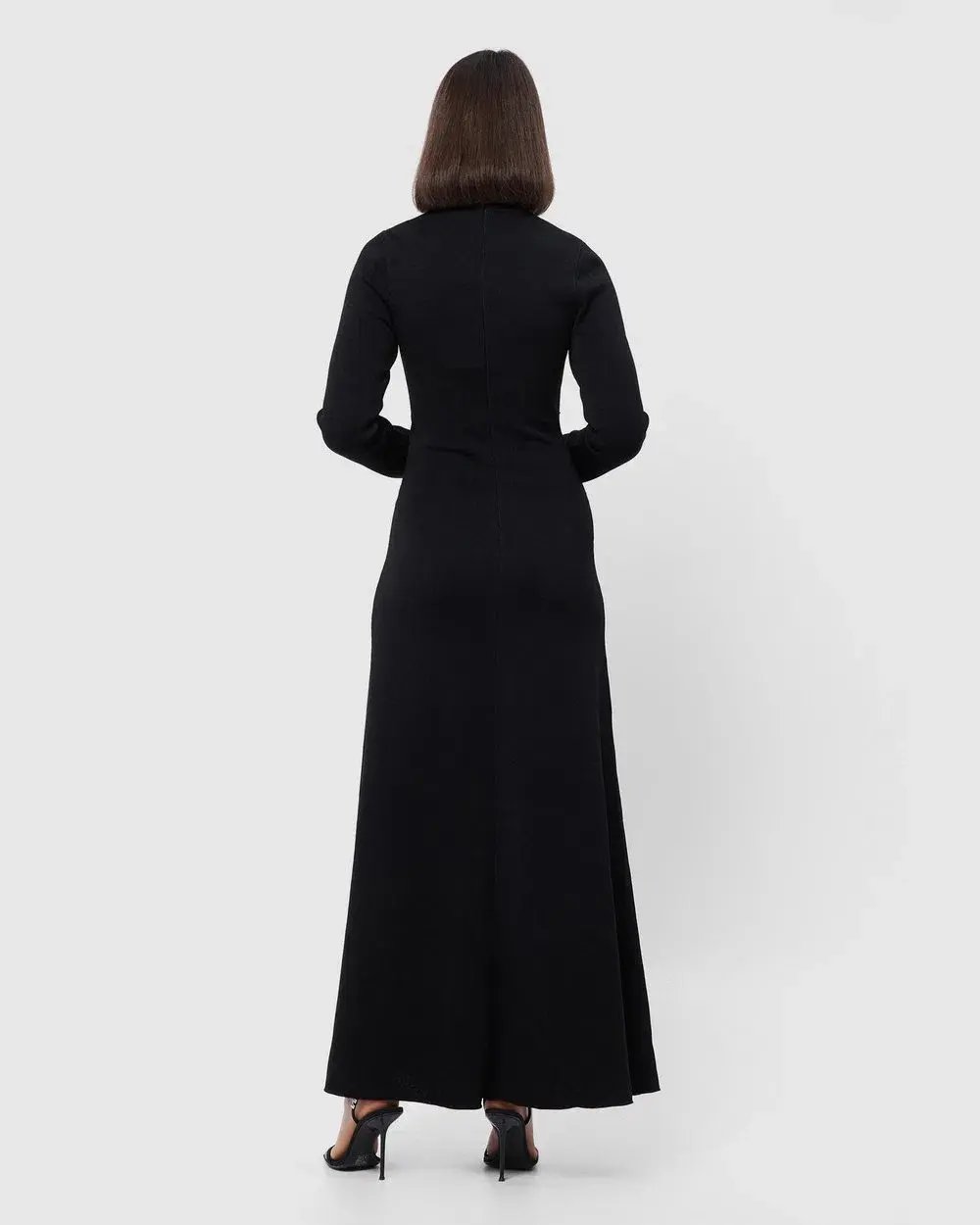 Mossman The Fifth Knit Maxi Dress Black Size 16 photo 3