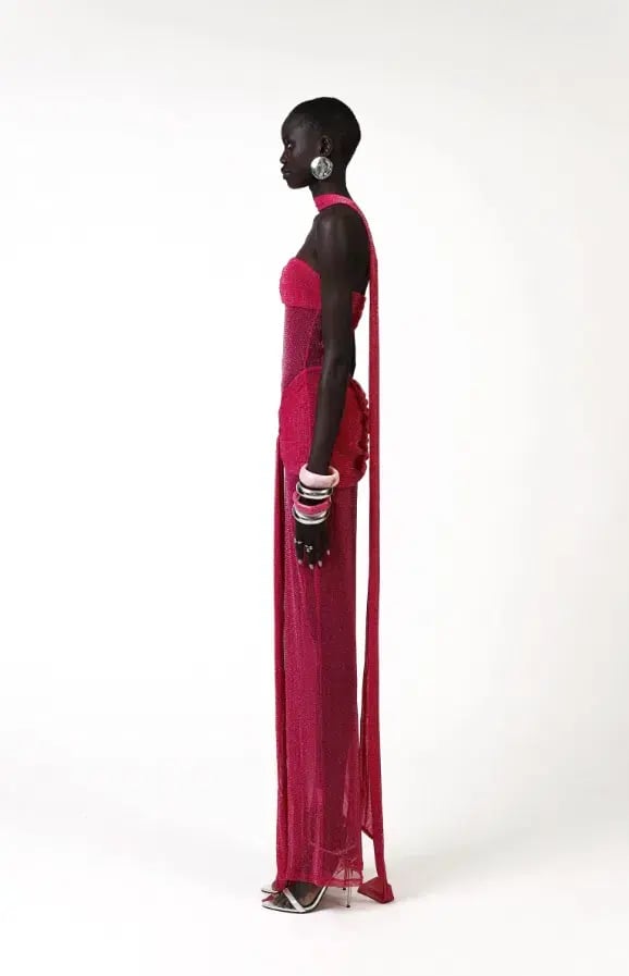 Khanums Kesca Maxi Gown Pink Size S / 8 photo 4