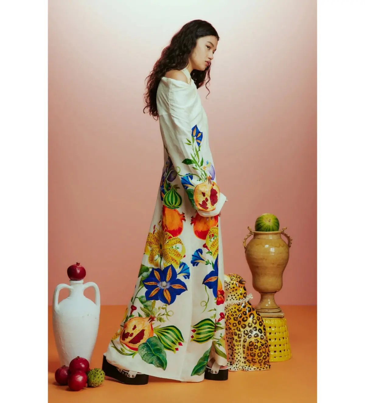 Alémais Flores Gown Print Size AU 14 photo 4