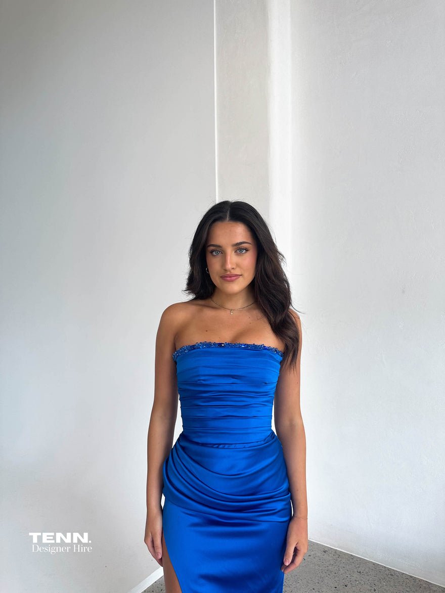 Lia Stublla Pierre Embellished gown - Cobalt blue photo 3