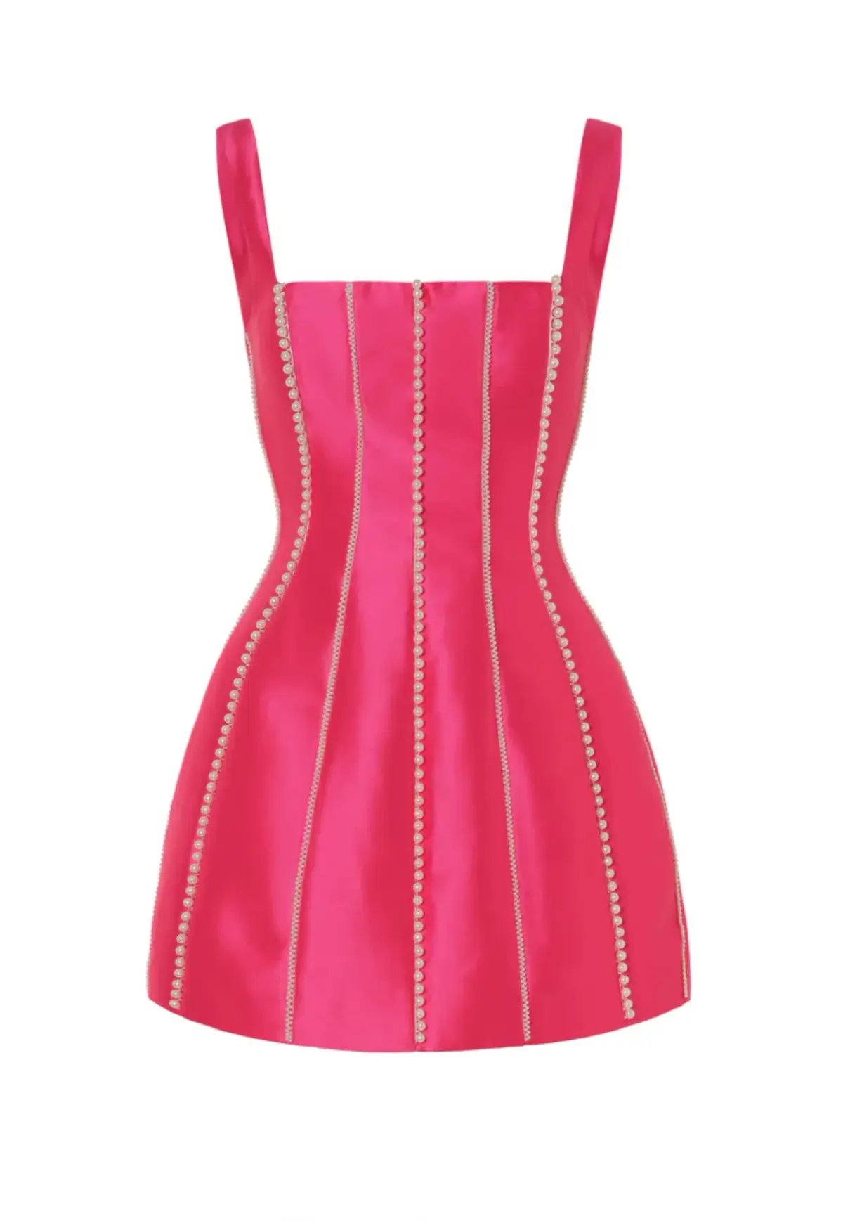 Eliya the label Tahiti Mini Dress Magenta Pink Size 10 photo 5