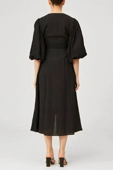 Keepsake the Label Moving On Midi Dress Black Size 10 photo 2