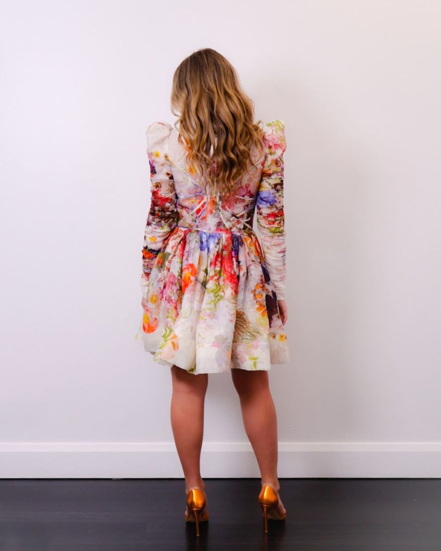 Zimmermann Prima Paneled Mini Floral Dress photo 4