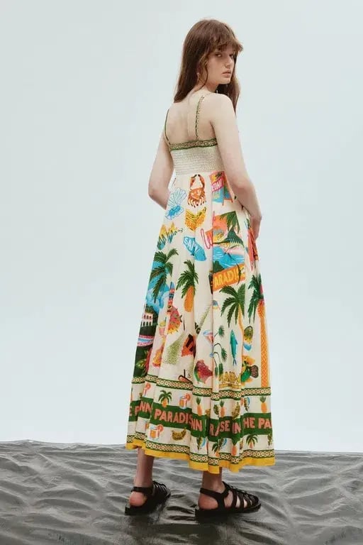 Alemais Paradiso Sundress Multi Print Size Au 10 photo 2
