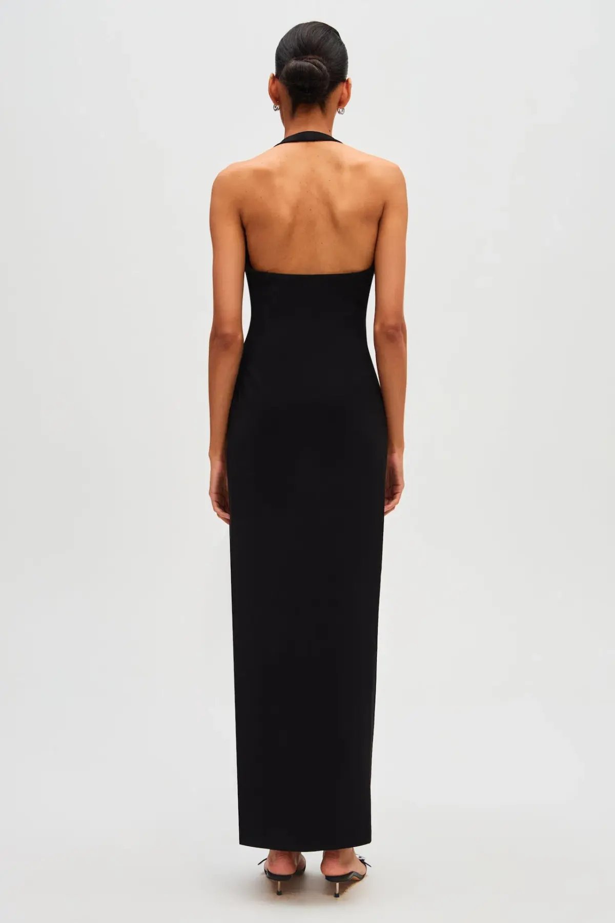 MISHA The Alusia Dress Black Size 12 photo 3
