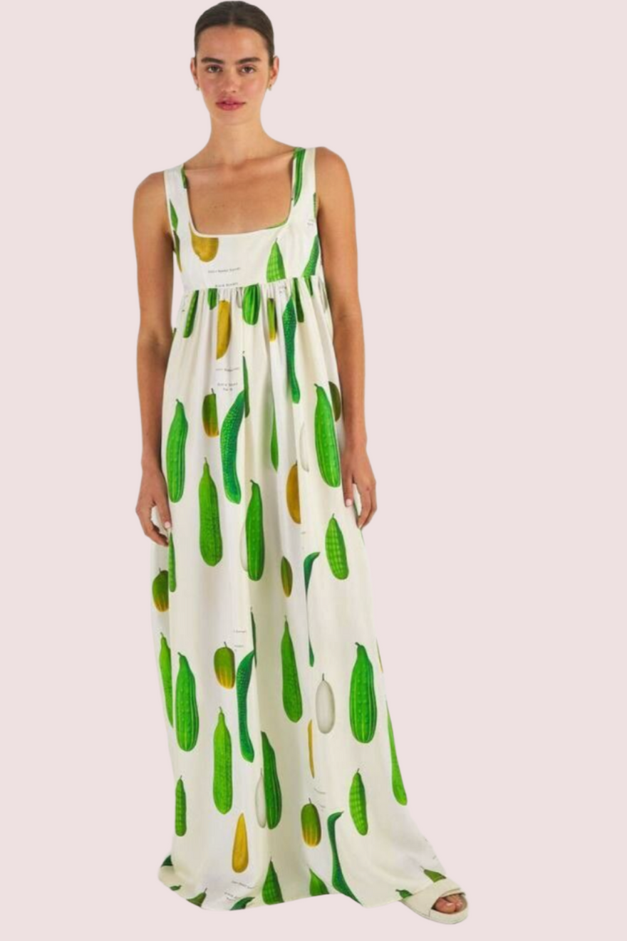 Oroton Strappy Sundress Summer Vegetable photo 2
