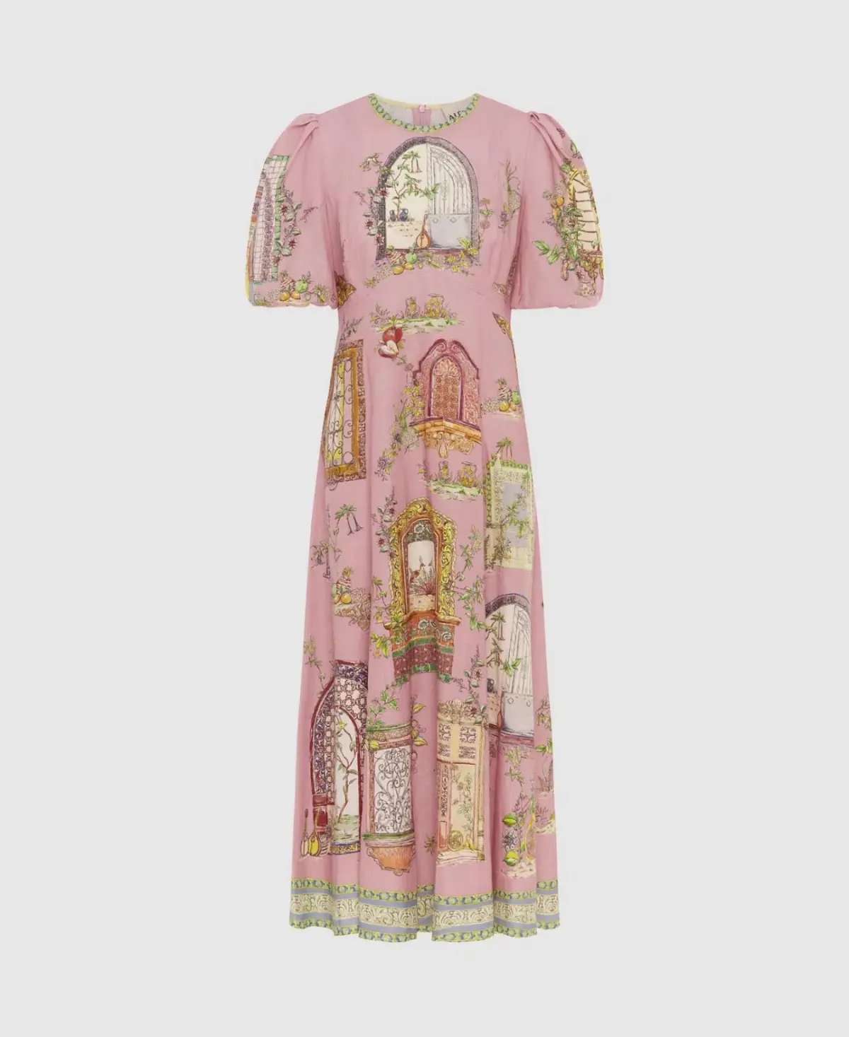 Alemais Monte Midi Dress Pink Size 10 photo 5