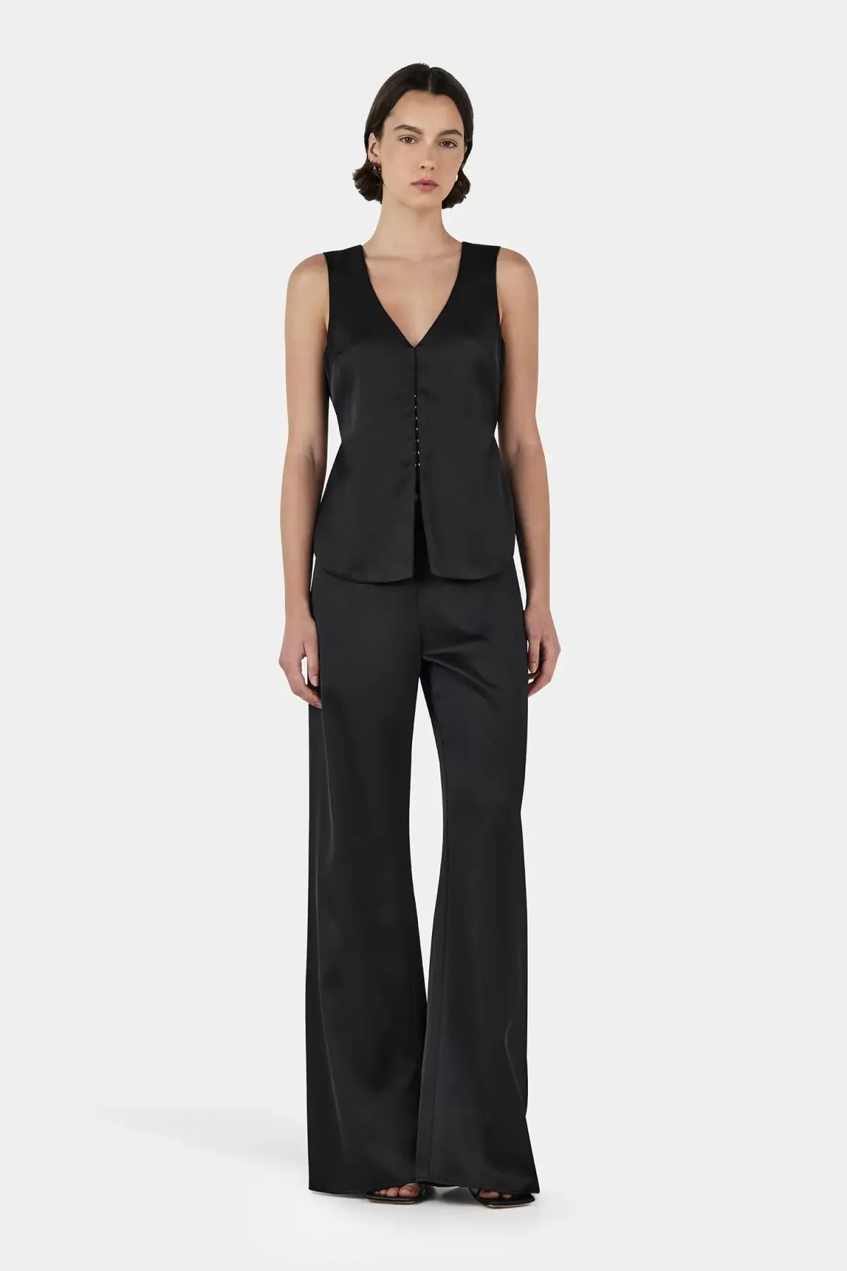 Hansel and Gretel Lane Satin Pant Black Size 10 photo 3