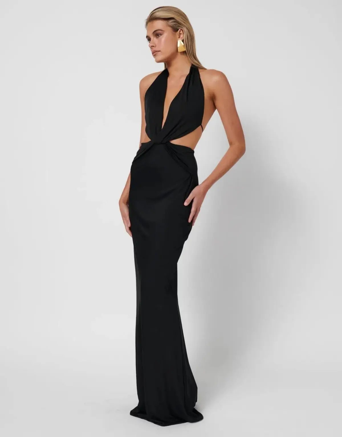 Effie Kats Harper Gown In Black Size S/Au  8 photo 3