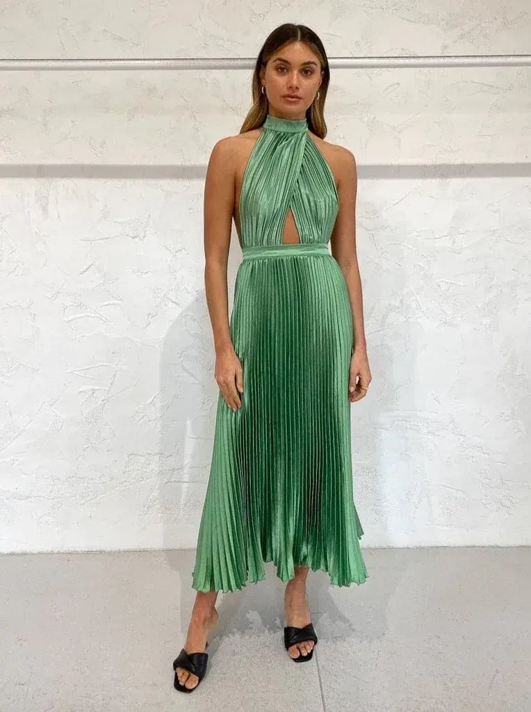 L'Idee Renaissance Gown Sea Green Size 8 photo 3