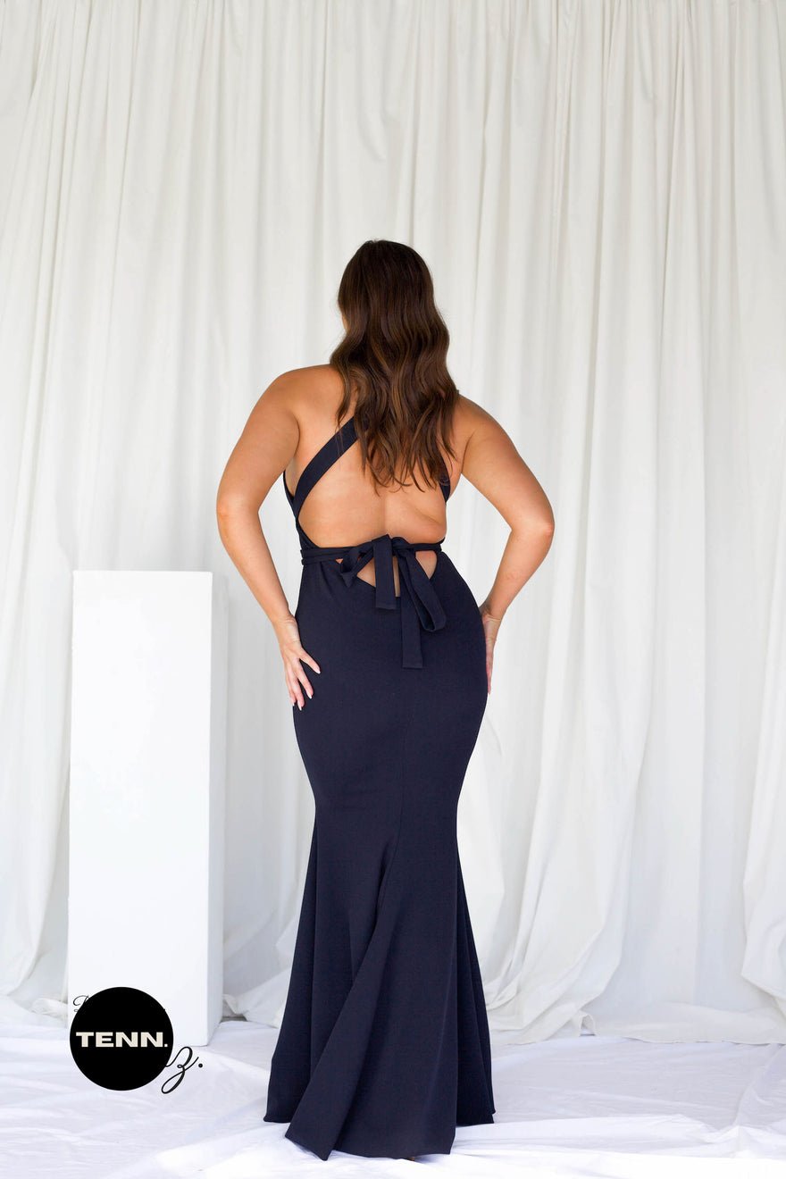 TPC Nikola Gown - Navy photo 2