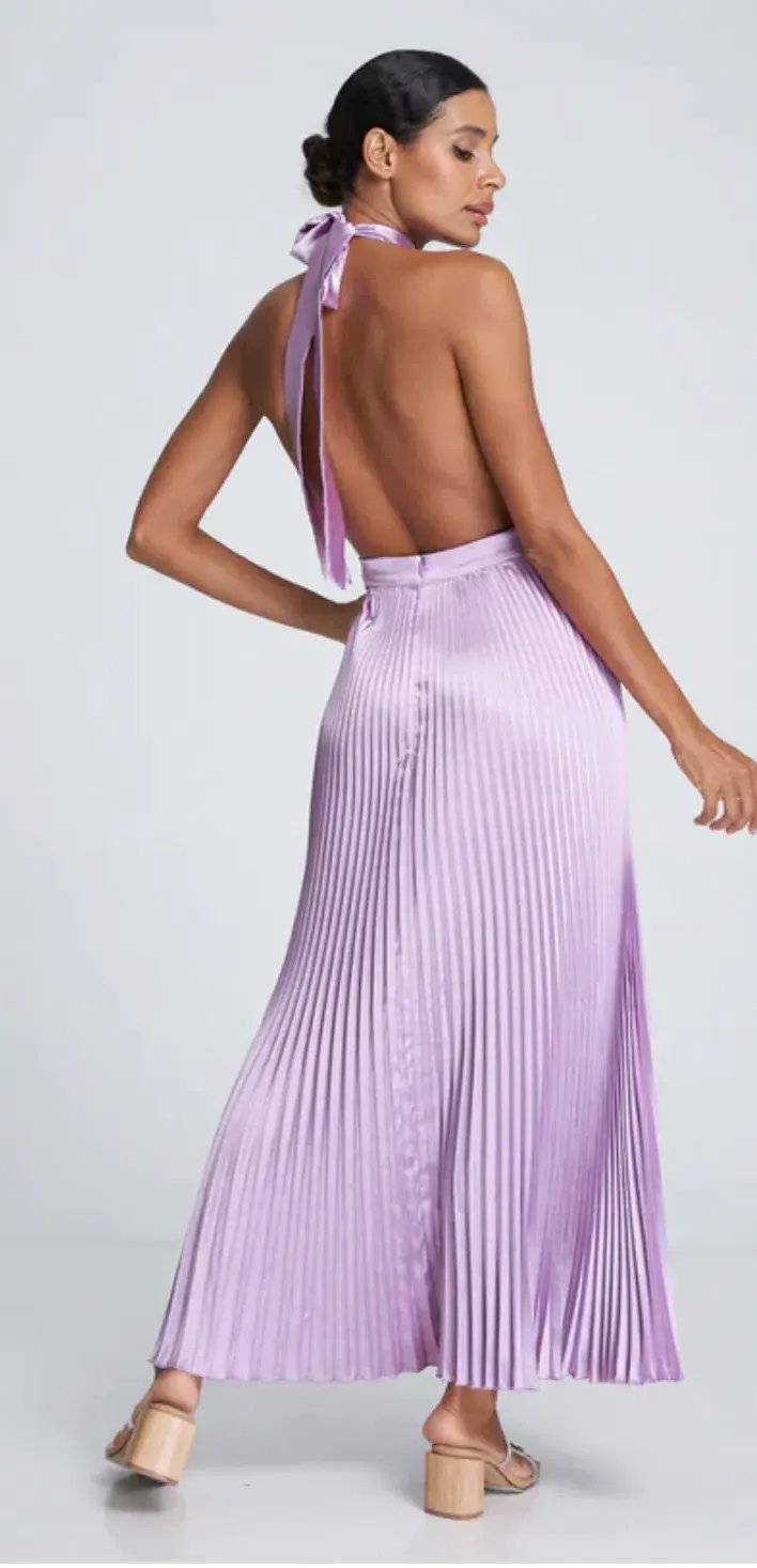 Lidee Renaissance Slit Gown Violet Size 6 / XS photo 4