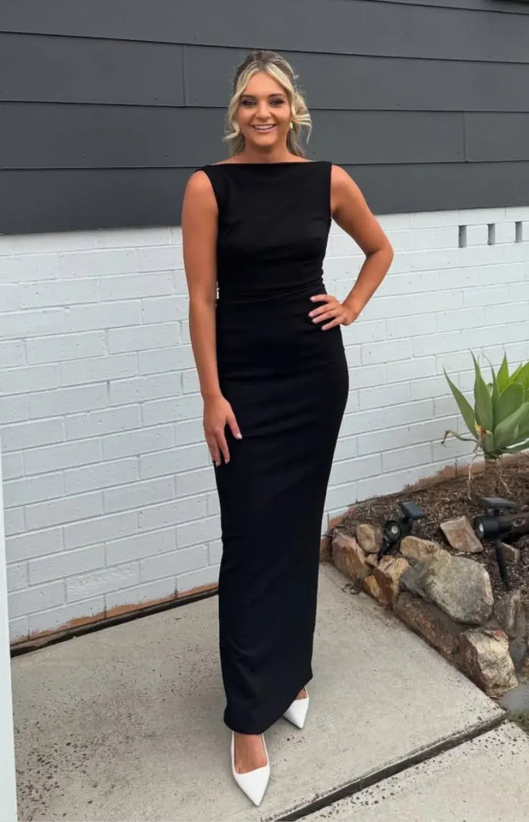 Effie Kats Verona Gown Black Size XS / AU 6 photo 5