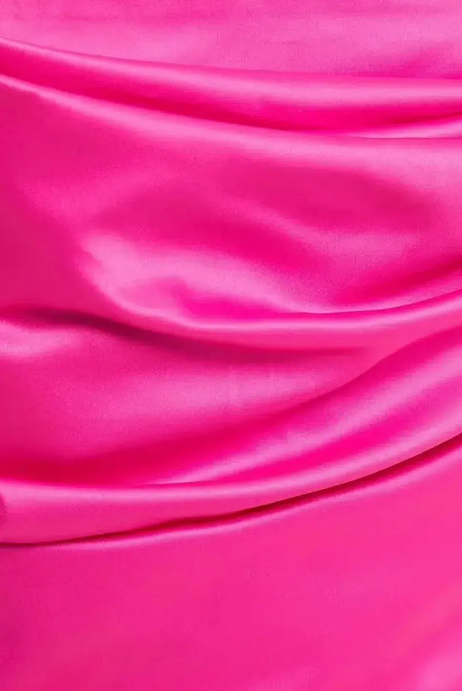 De La Vali Women's Frisco Silk Satin Dress Bright Pink Size 8 photo 2