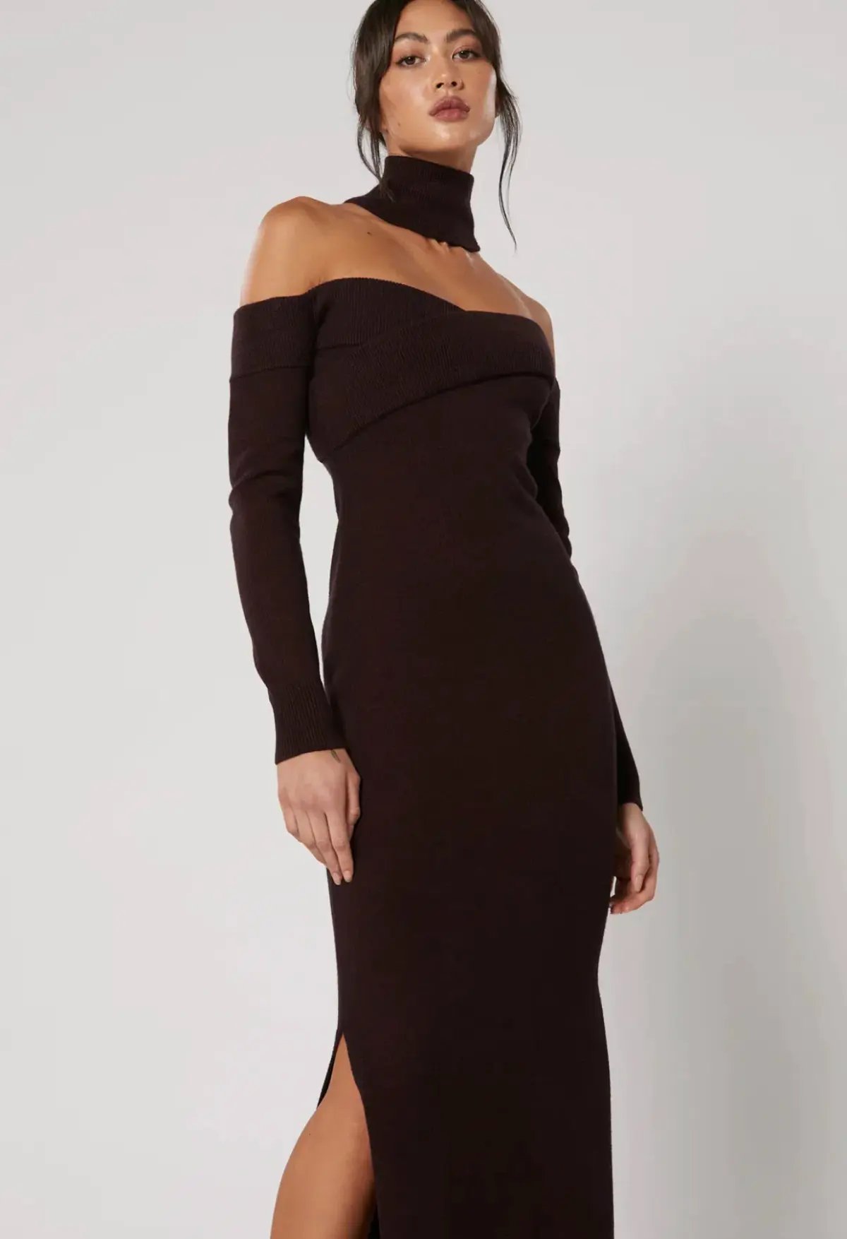 Winona Lucia Maxi Dress in Wine Brown Size M / AU 10 photo 2