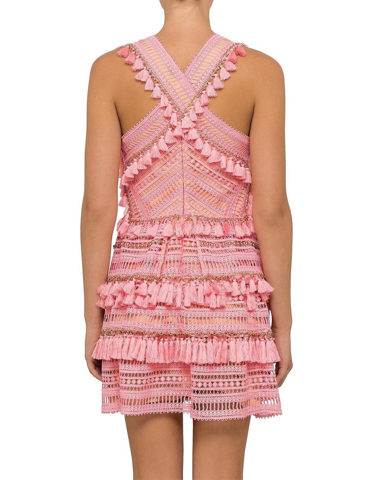 Thurley Foxtrot Mini Dress Pink Size 10 photo 3