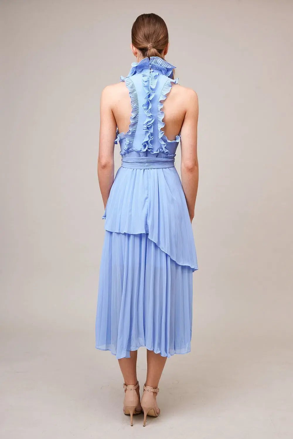 Talulah Jodi Midi Dress Blue Bell Size 8 photo 2