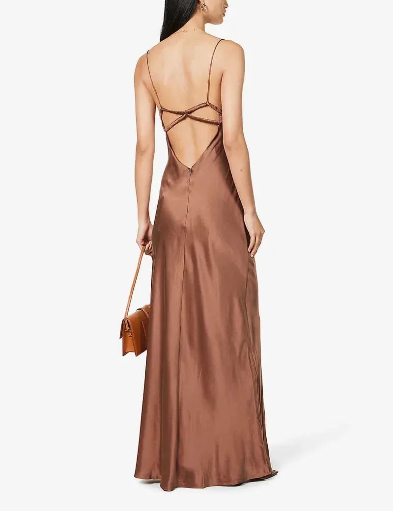 Bec & Bridge Amber Maxi Dress Brown Size 6 photo 2