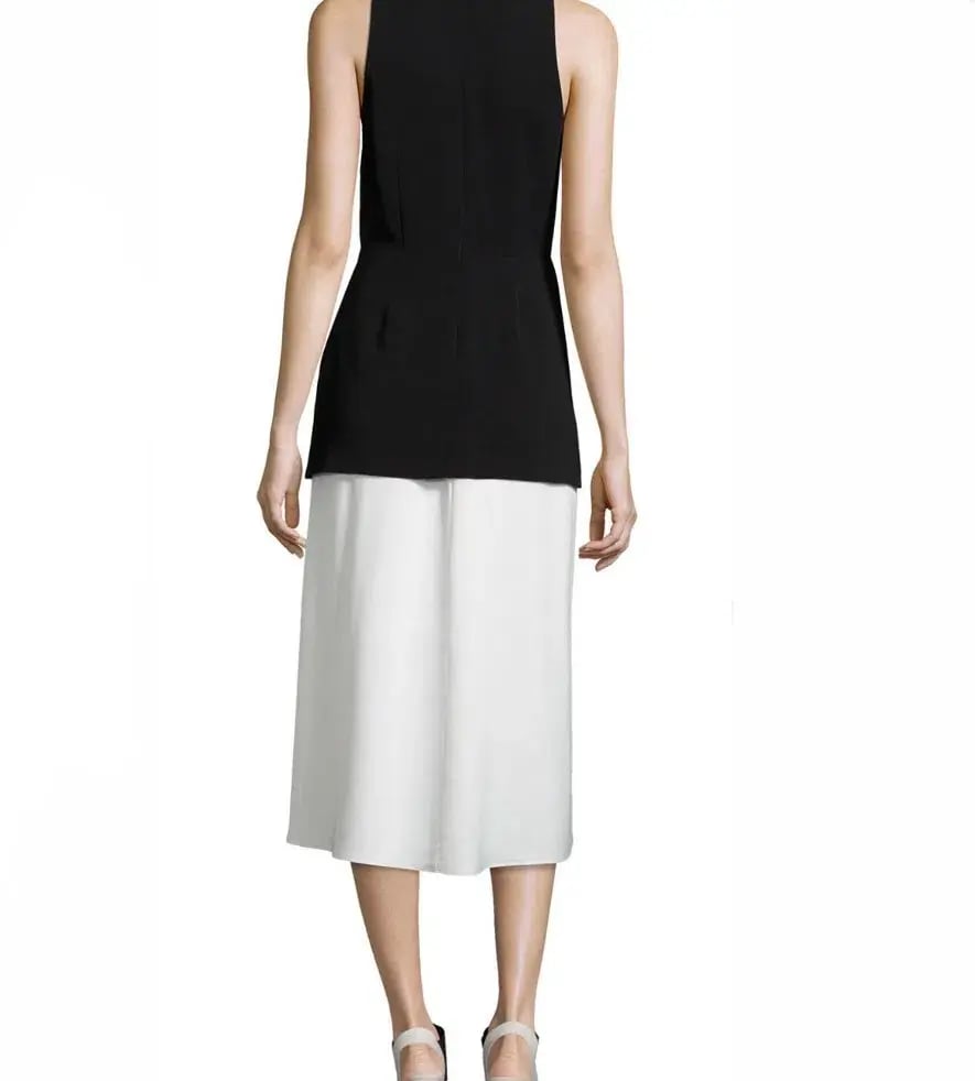 A.L.C. Mer Sleeveless Midi Dress Black White Size AU 4 photo 5