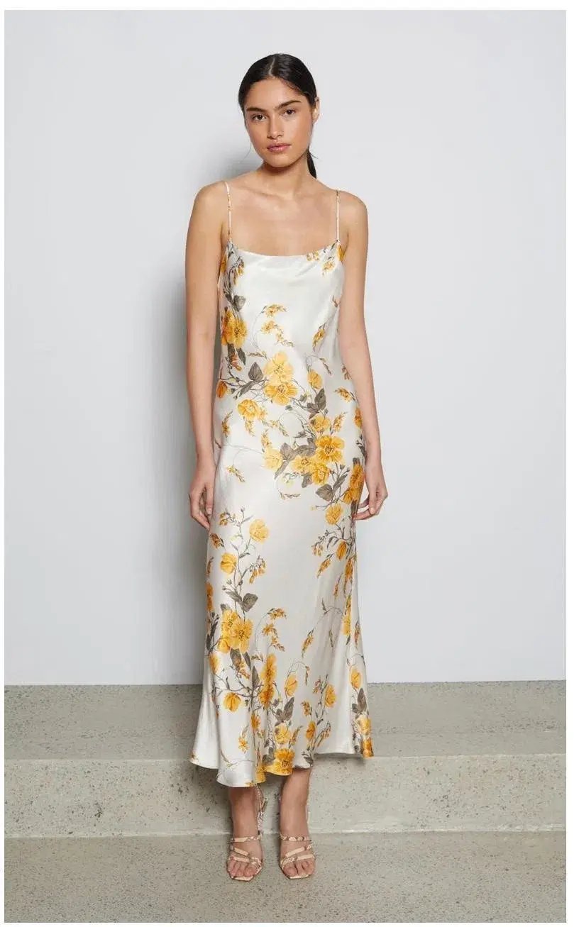 Bec & Bridge Mathilde Slip Dress Print Size 8 photo 5