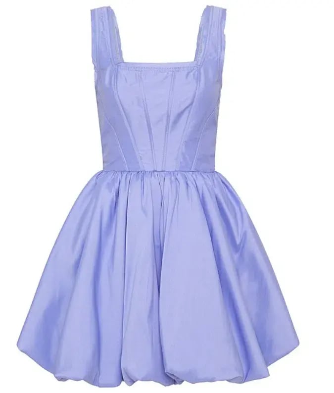 Aje Suzette Bubble Dress Periwinkle Size 12 photo 6